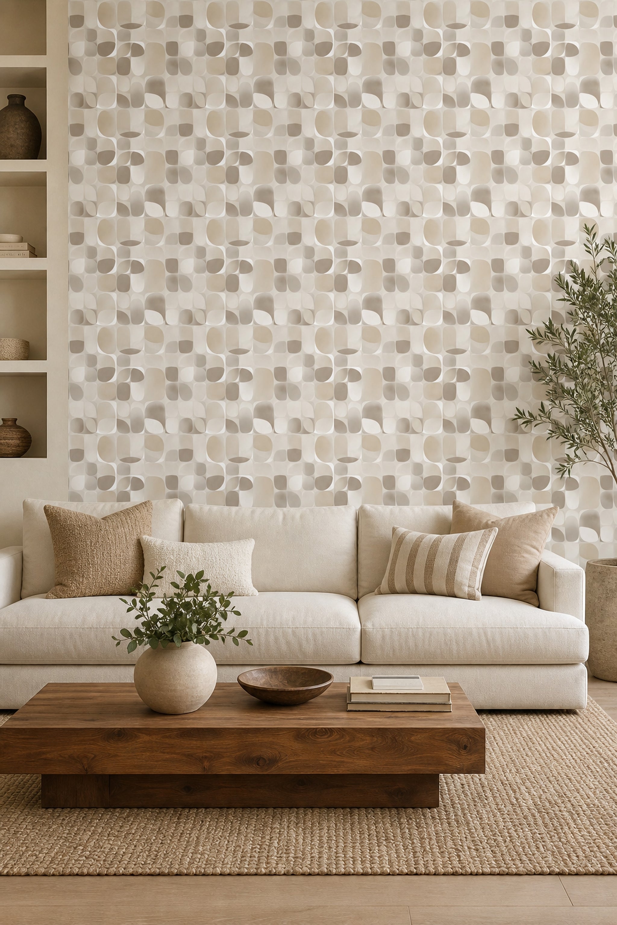 Mid-Century Modern Wallpaper Modern Contemporary Decorative Mural