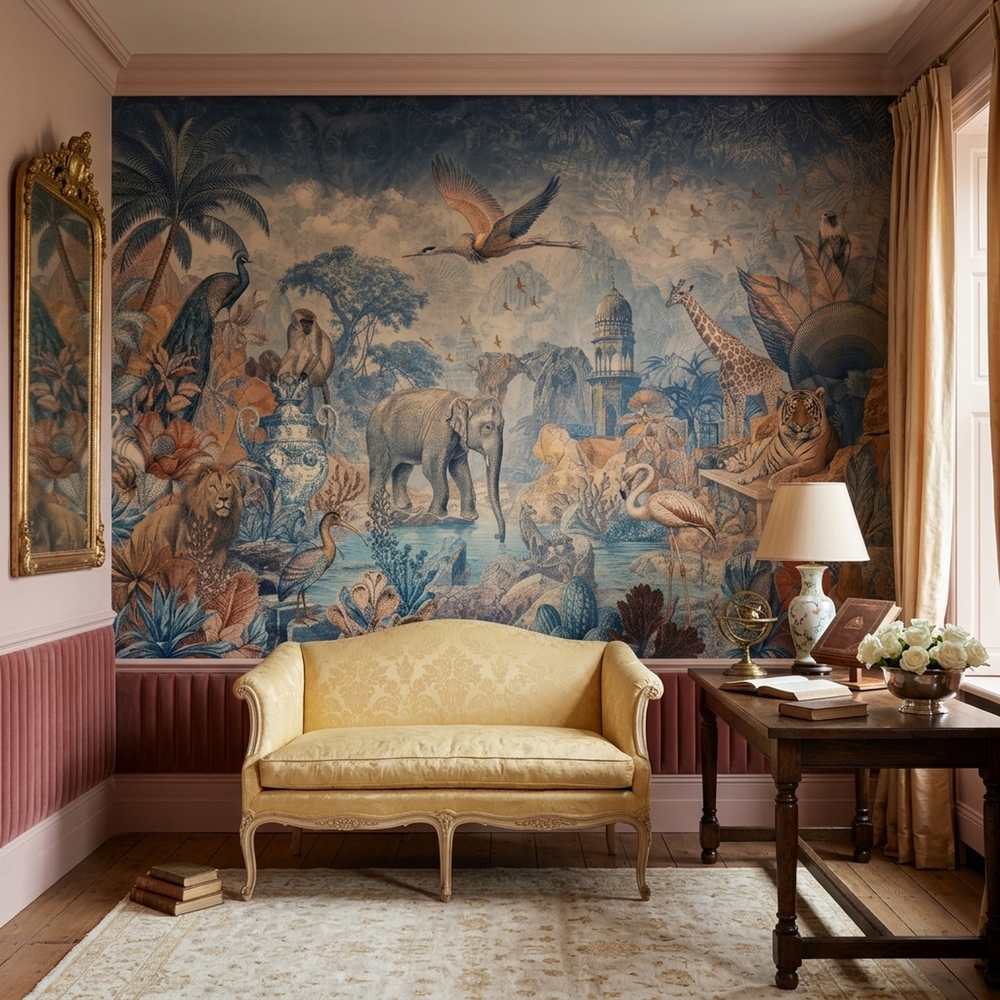 Cloudy Sky Wallpaper Overcast Stormy Wall Mural