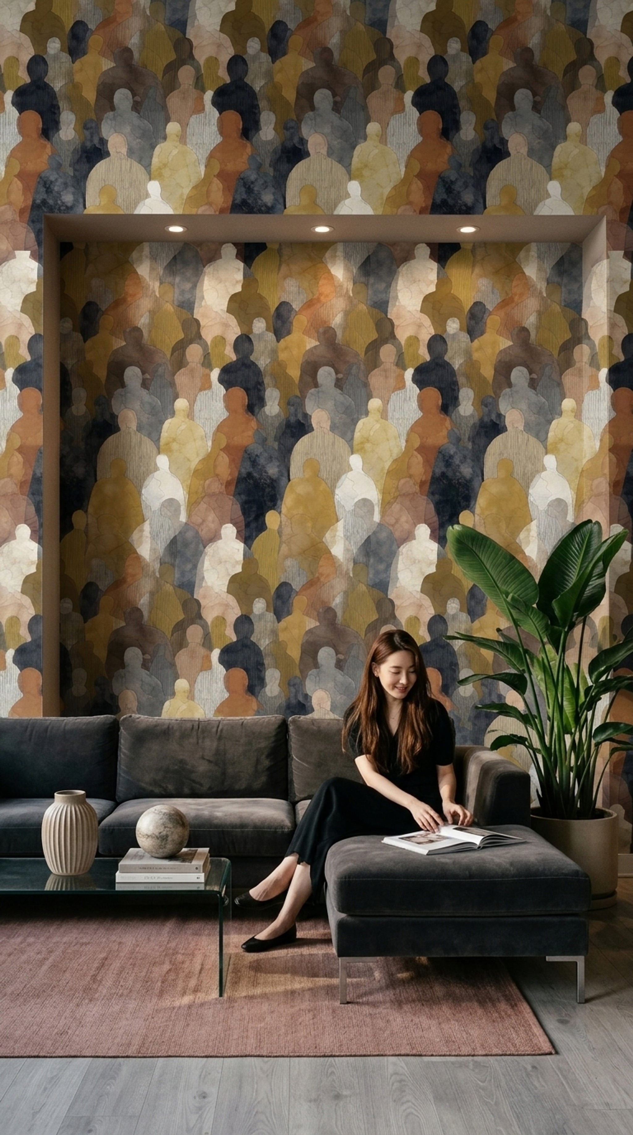 Watercolor Texture Wallpaper Painted Texture Textured Decorative Mural