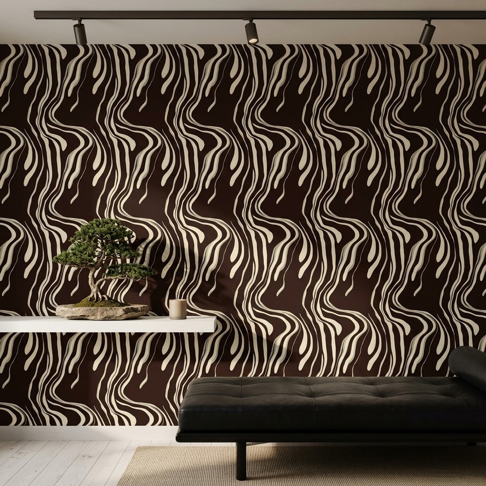 Zebra Stripe Wallpaper Animal Print Removable Safari Inspired Wall Double Roll