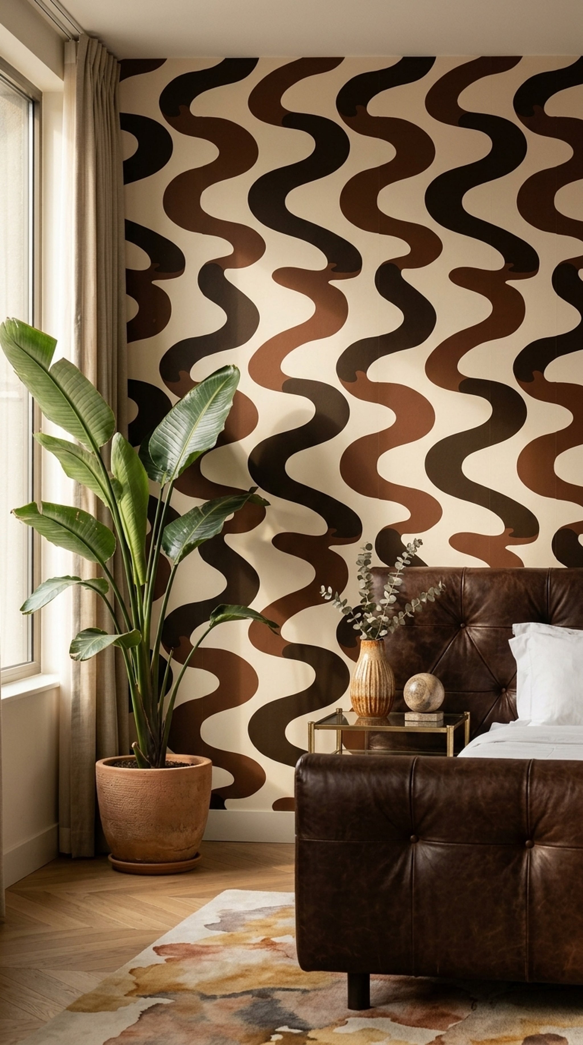 Mid Century Modern Wallpaper Retro Modern Decorative Mural