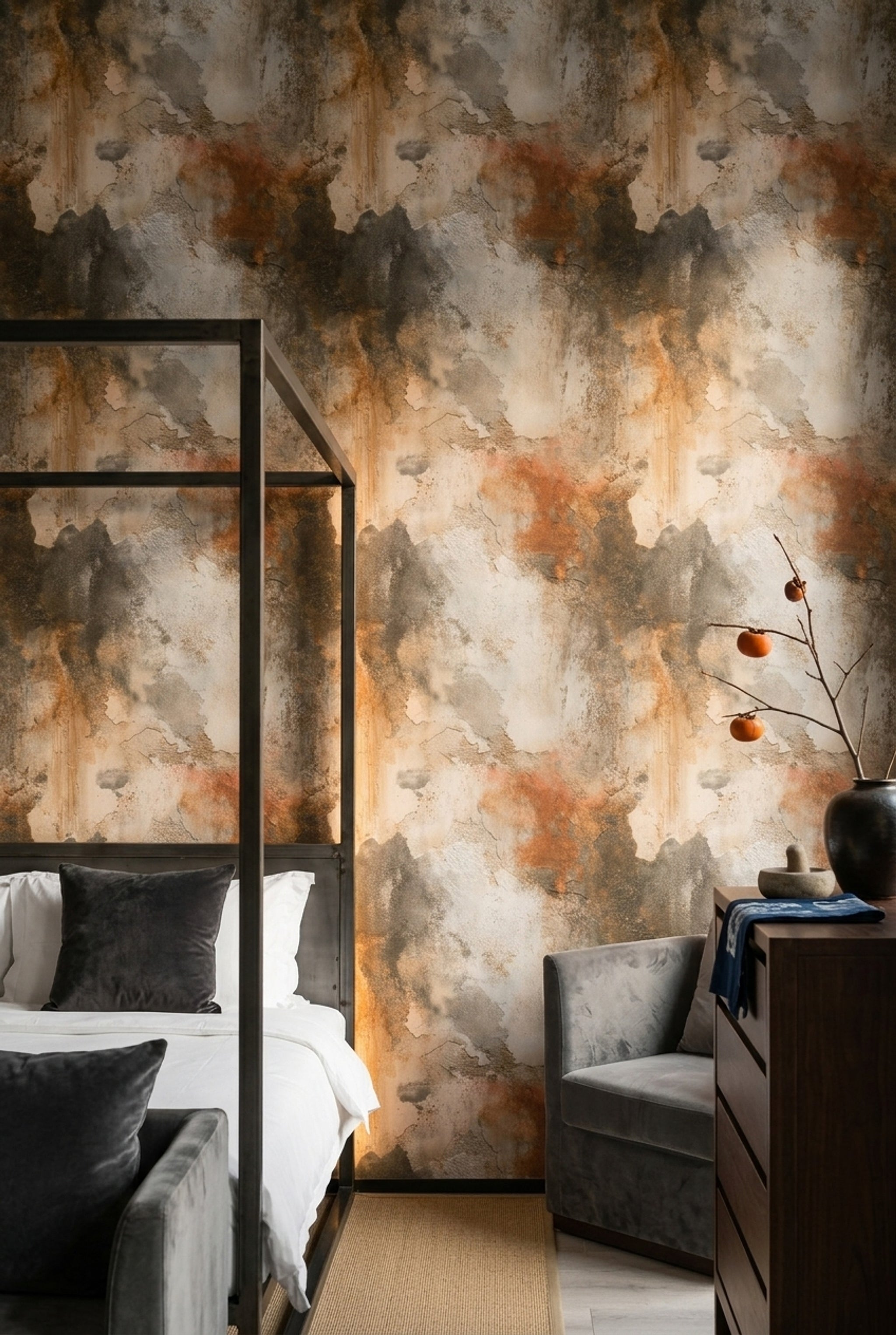 Concrete Wall Wallpaper Fresco Wall Concrete Wall Decorative Mural