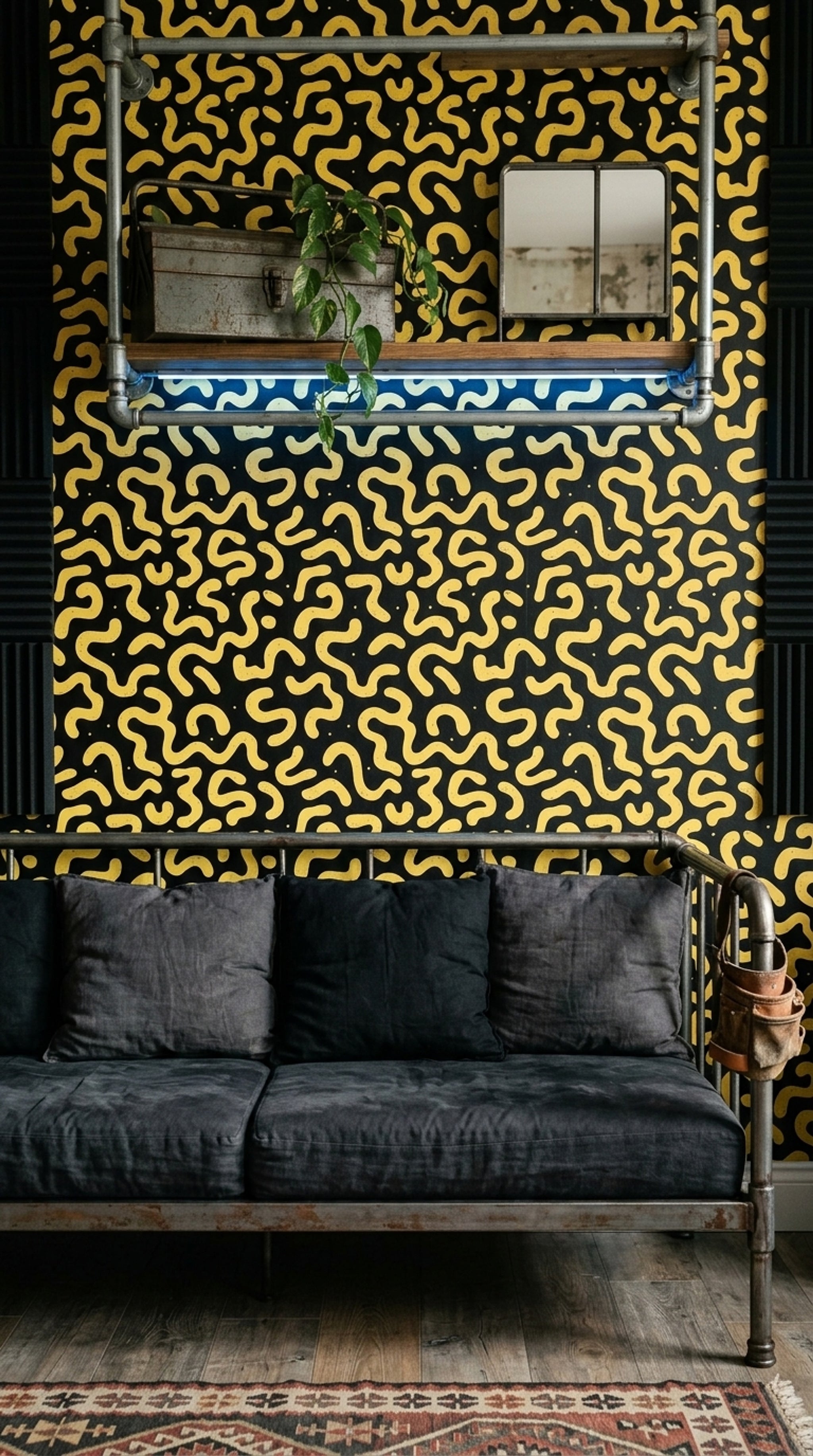 Solid Black Wallpaper Dark Background Removable Matte Black Wall Double Roll