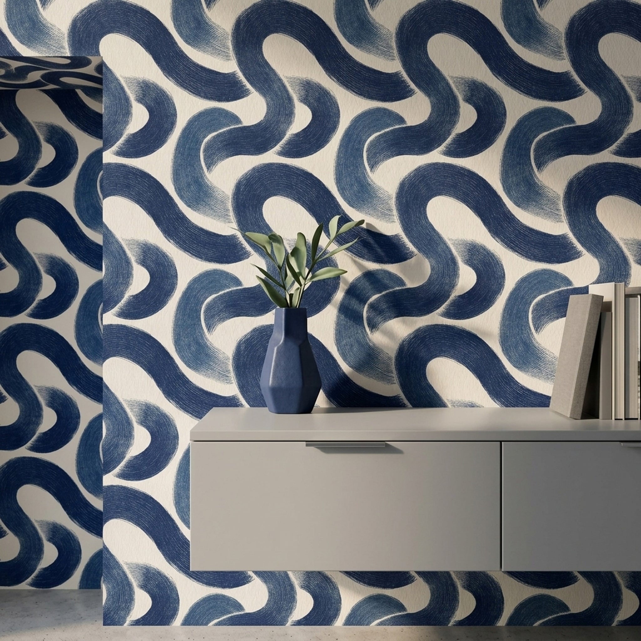 Paper Texture Wallpaper Textured Canvas Cream Removable Wall Decor