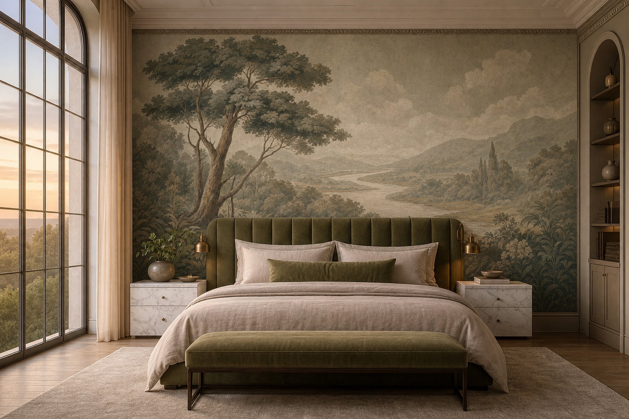 Cloudy Sky Wallpaper Paper Texture Removable Wall Decor
