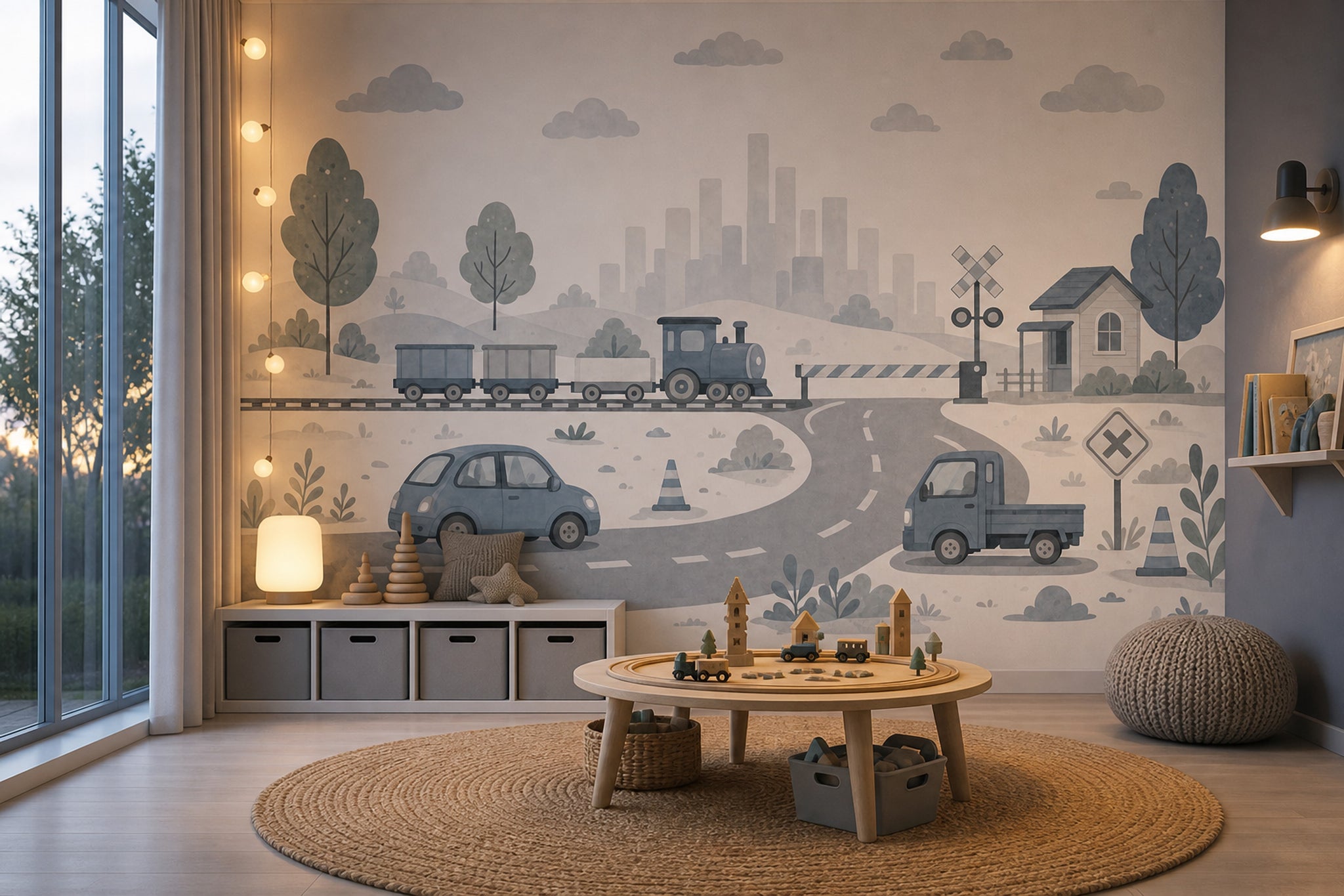 White Background Wallpaper Neutral Minimal Wall Mural