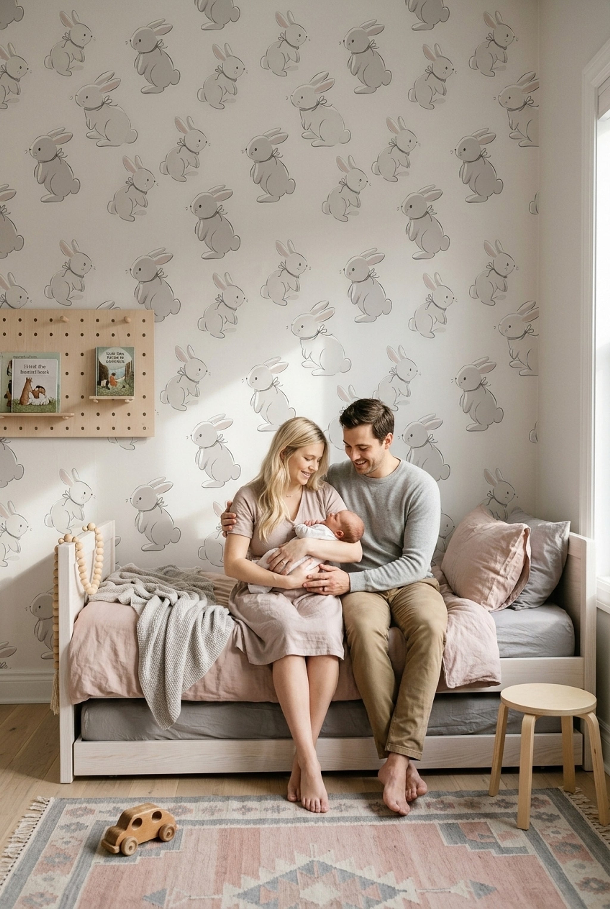 White Background Wallpaper Light Neutral Soft Minimal Decorative Mural