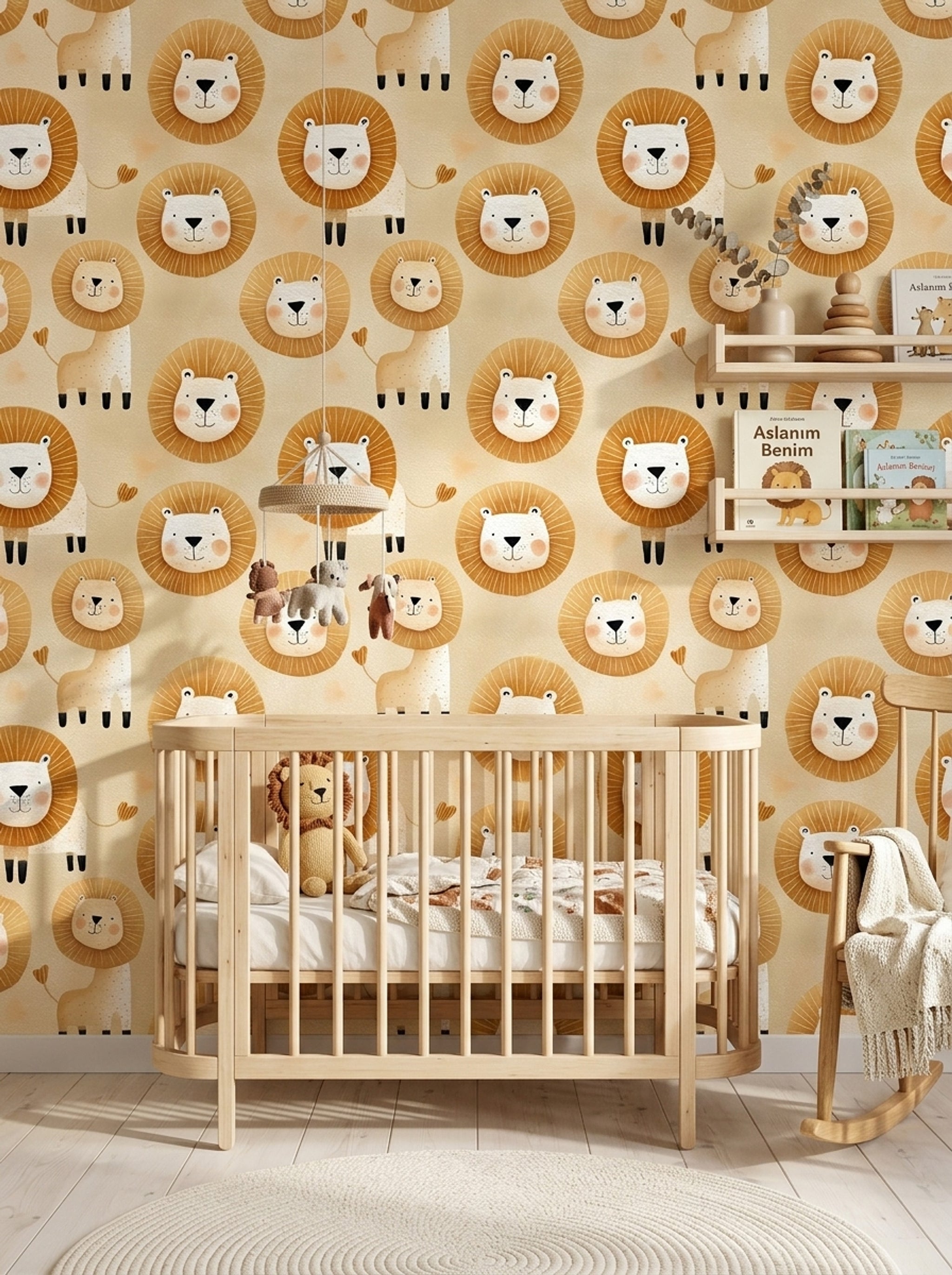 Paper Texture Wallpaper Nursery Kids Decorative Mural
