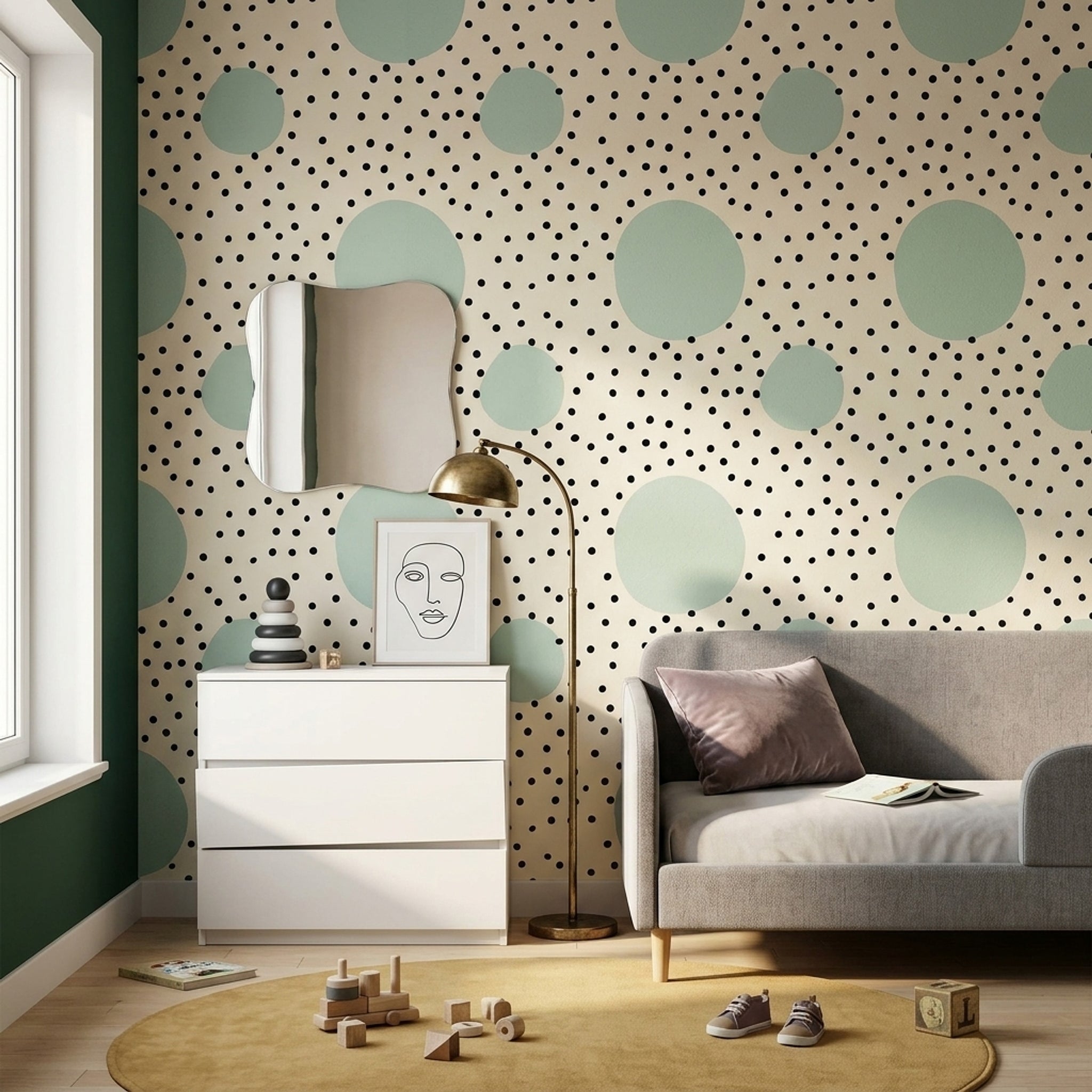 White Background Wallpaper Minimalist Removable Modern Wall Double Roll