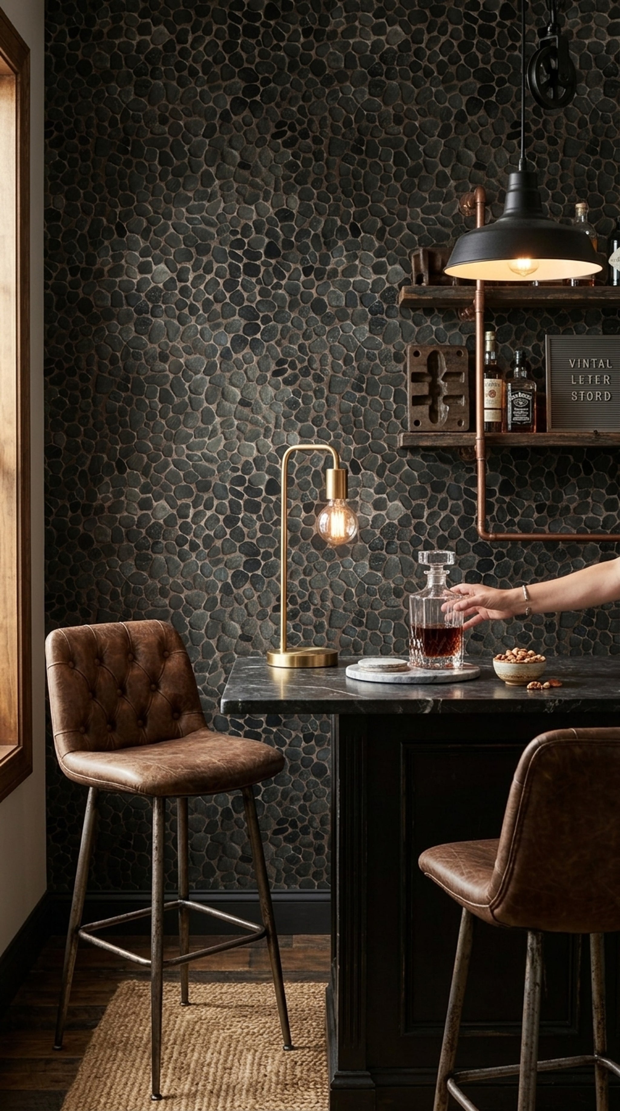 Stone Wall Wallpaper Rock Texture Natural Surface Removable Wall Decor