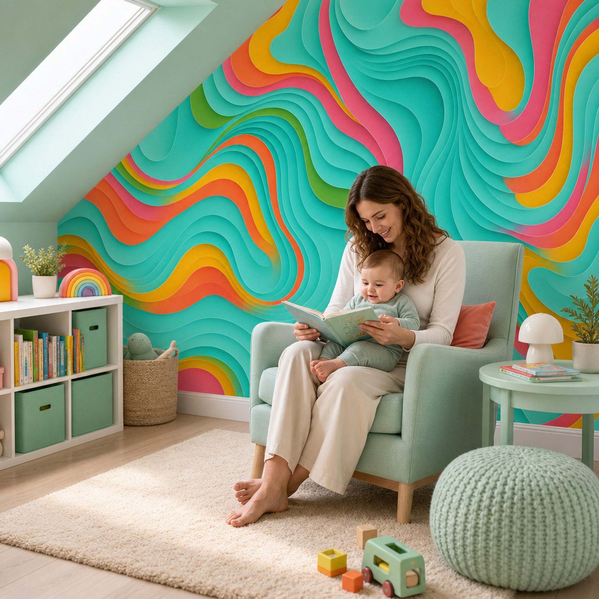 Mid Century Modern Wallpaper Retro Modern Wall Mural