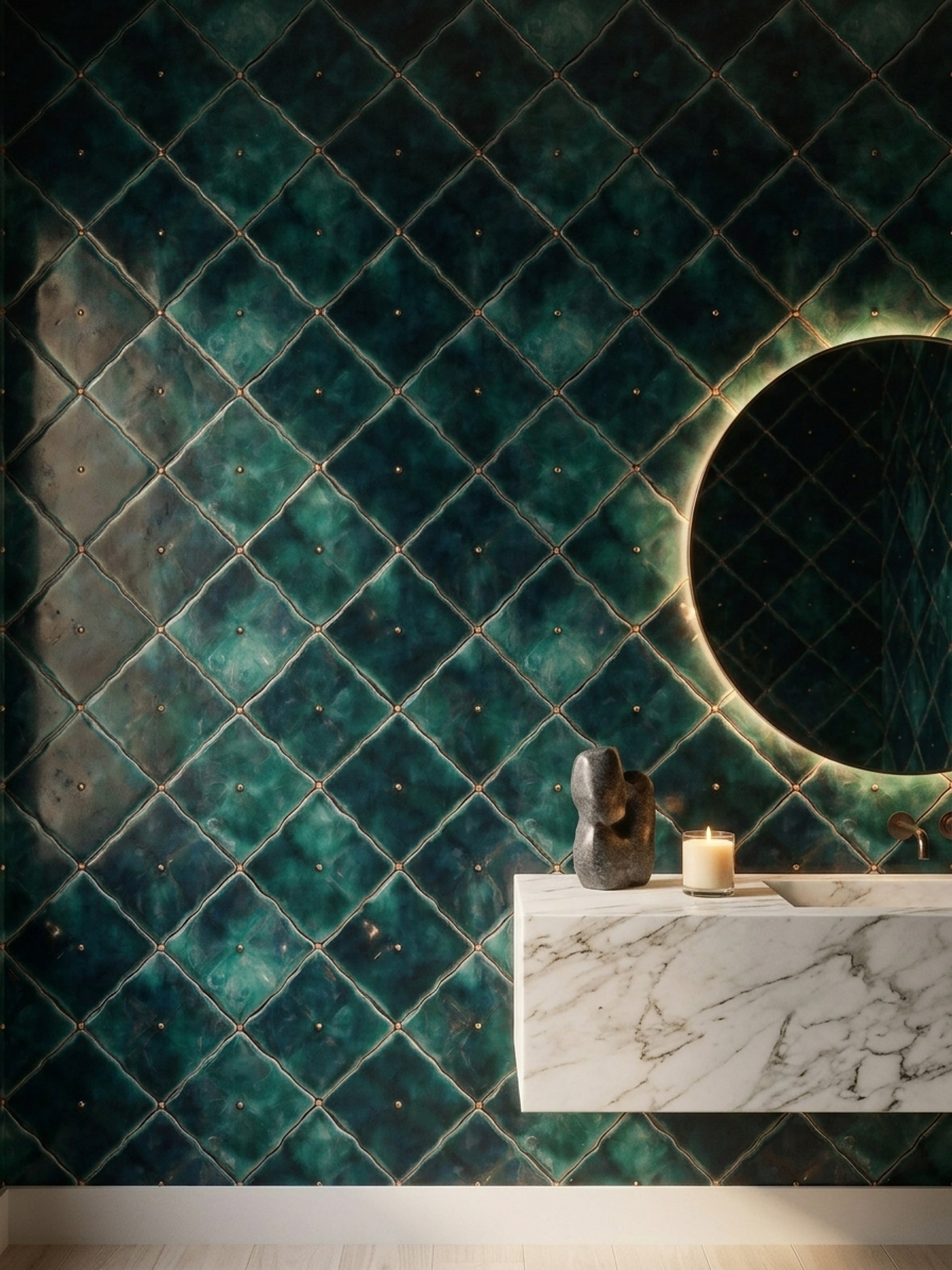 Abstract Pattern Wallpaper Geometric Modern Decorative Mural