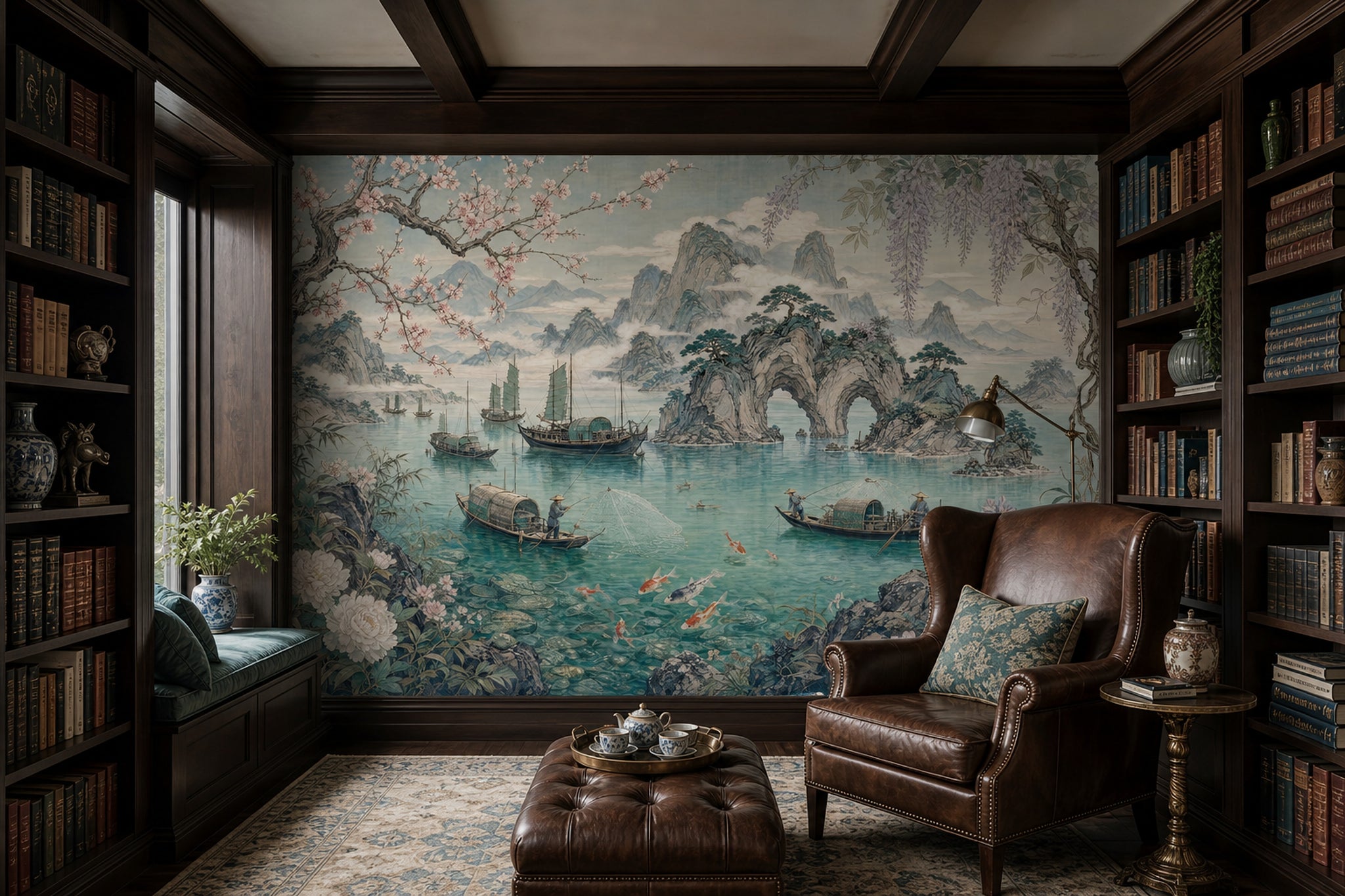Pink Cherry Wallpaper Blossom Sakura Wall Mural