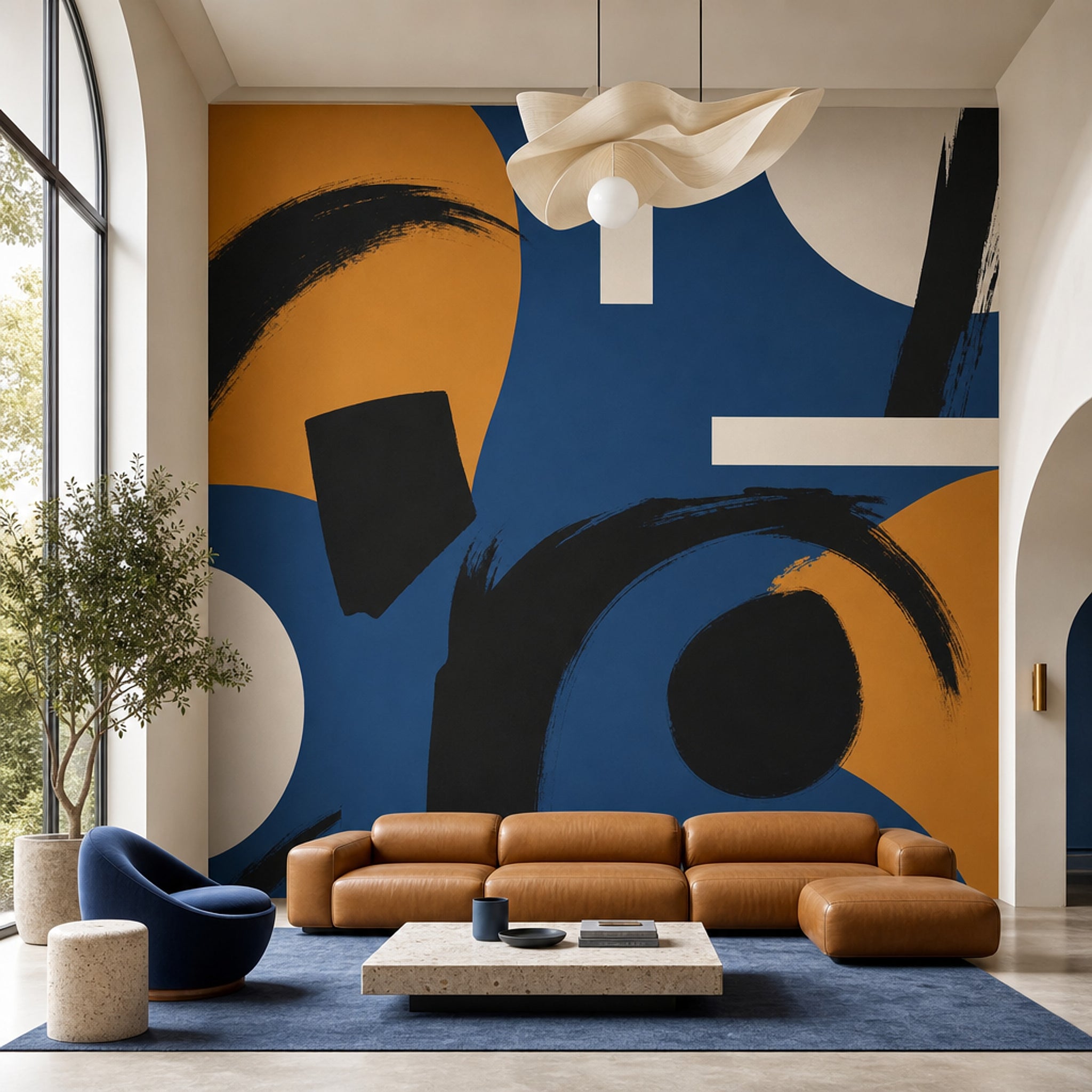 Mid Century Modern Wallpaper Retro Modern Wall Mural
