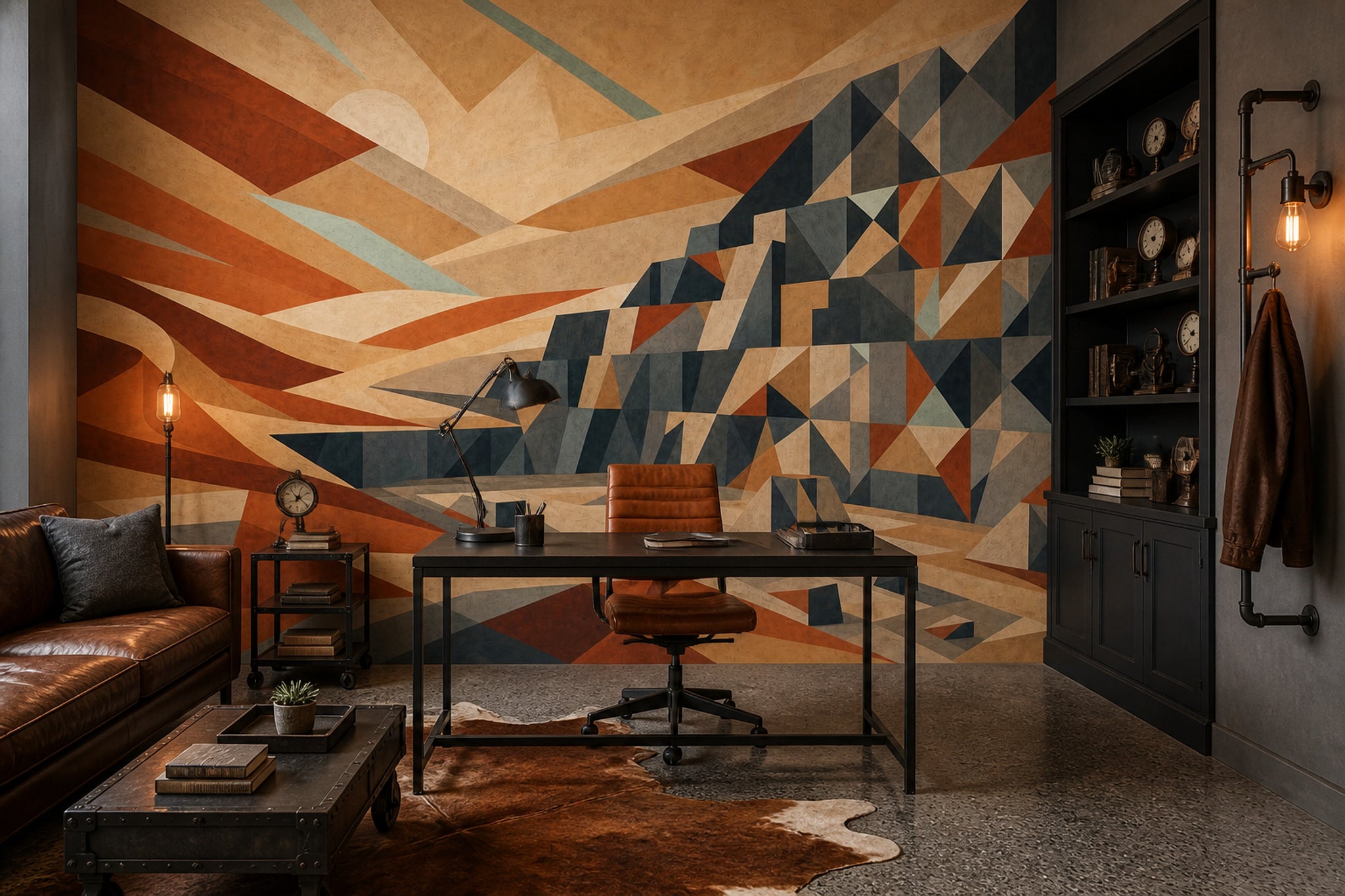 Mid Century Modern Wallpaper Retro Modern Wall Mural