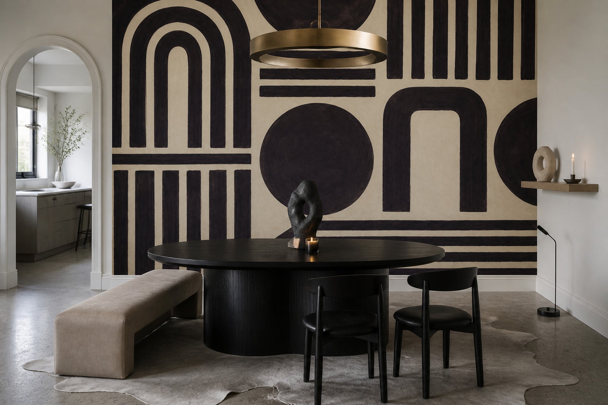 Mid Century Modern Wallpaper Retro Modern Wall Mural
