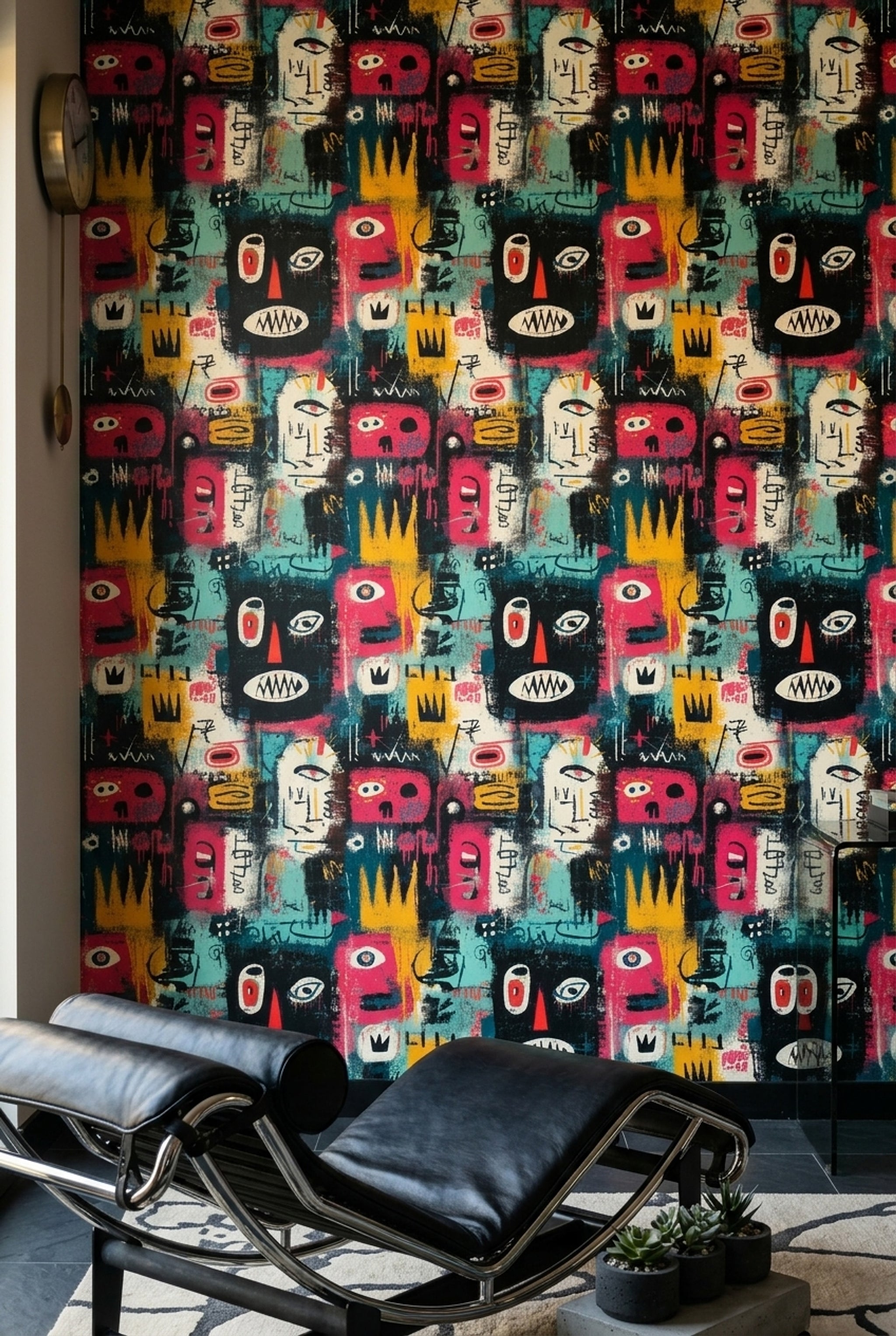 Abstract Wallpaper Graffiti Street Art Decorative Mural
