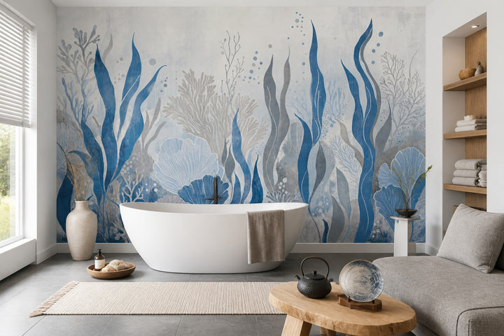 Underwater Wallpaper Seaweed Removable Coral Wall Decor