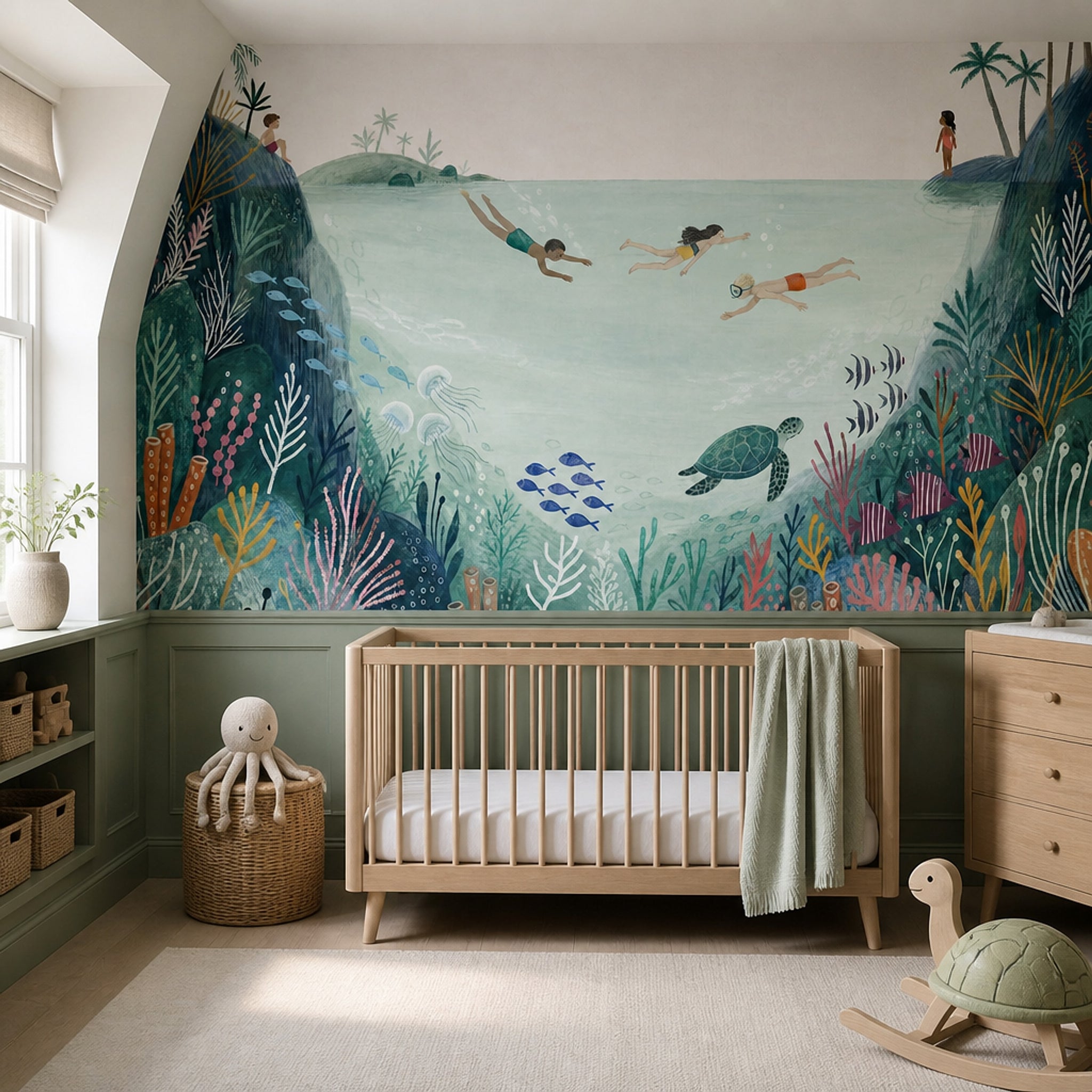 Underwater Wallpaper Coral Reef Tropical Wall Mural