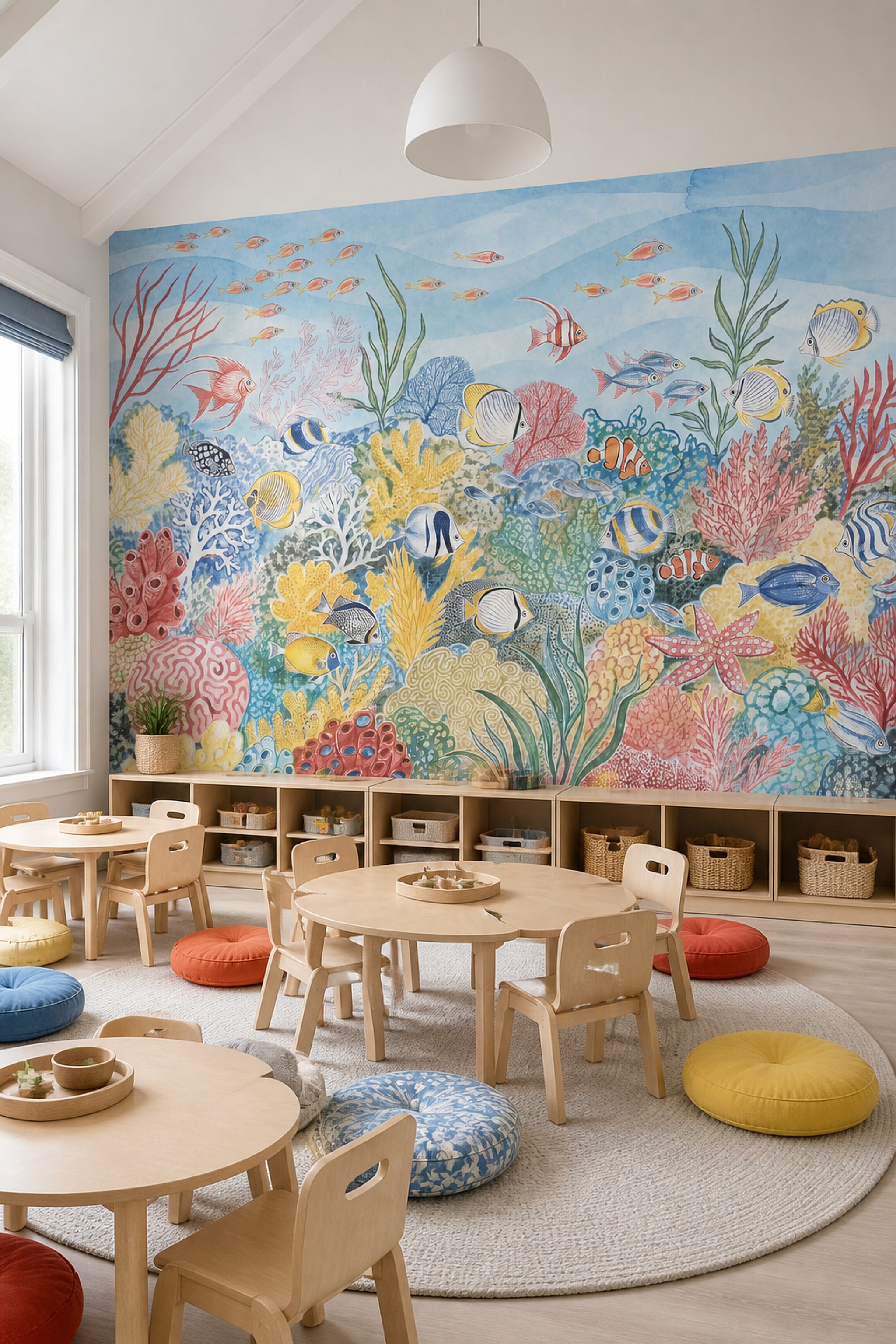 Underwater Wallpaper Coral Reef Tropical Fish Wall Mural