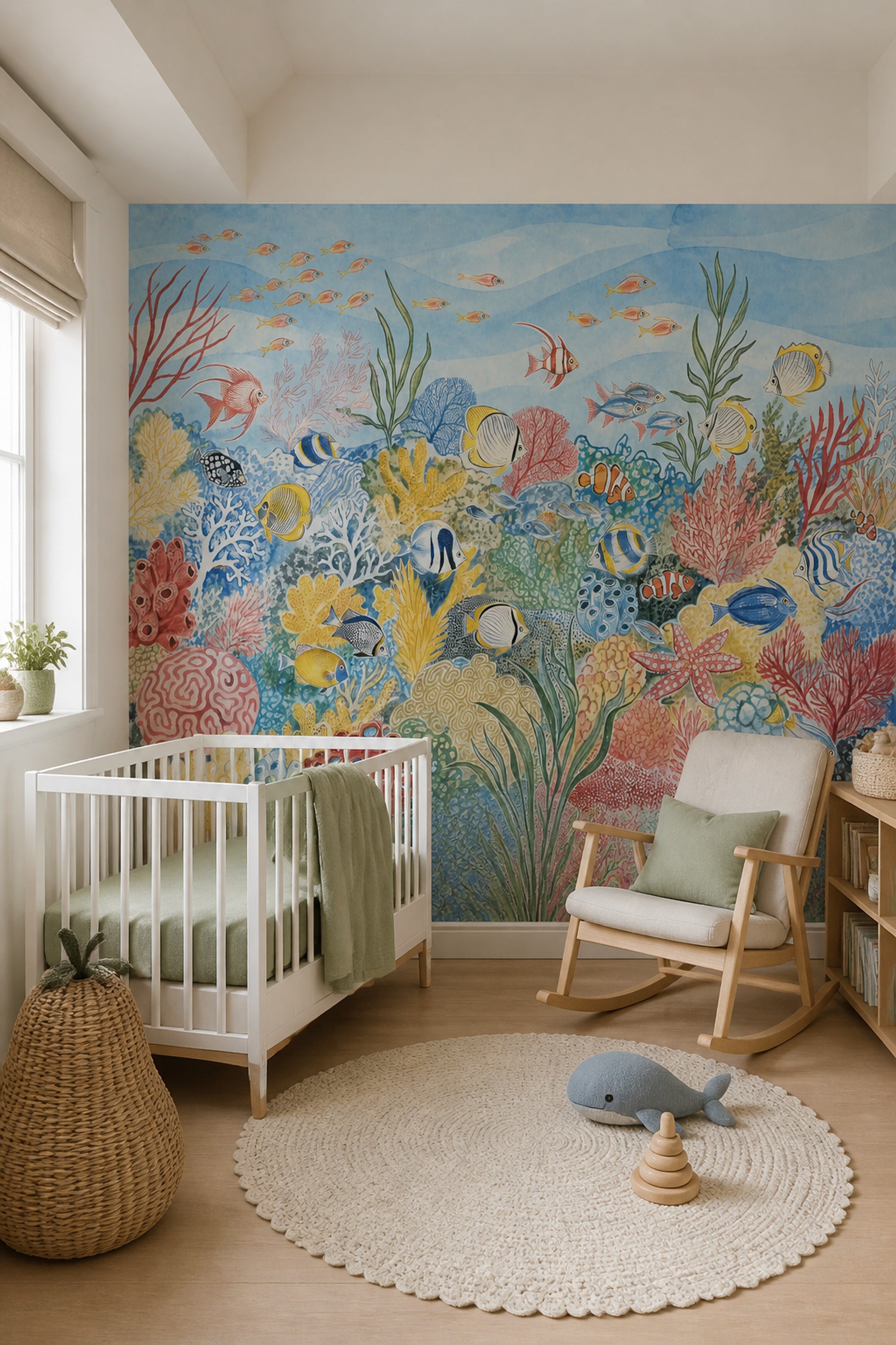 Underwater Wallpaper Coral Reef Tropical Fish Wall Mural