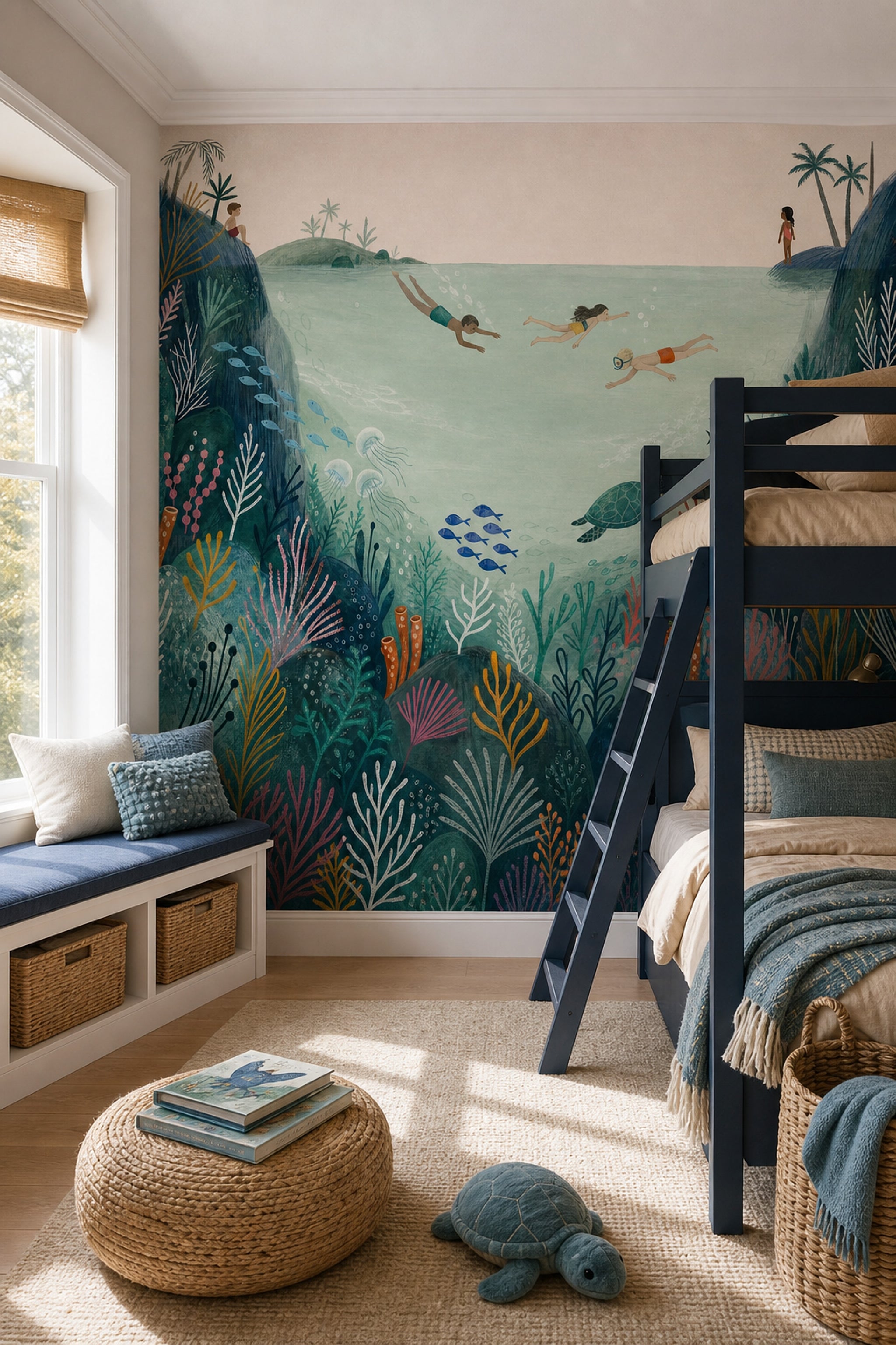 Underwater Wallpaper Coral Reef Tropical Wall Mural