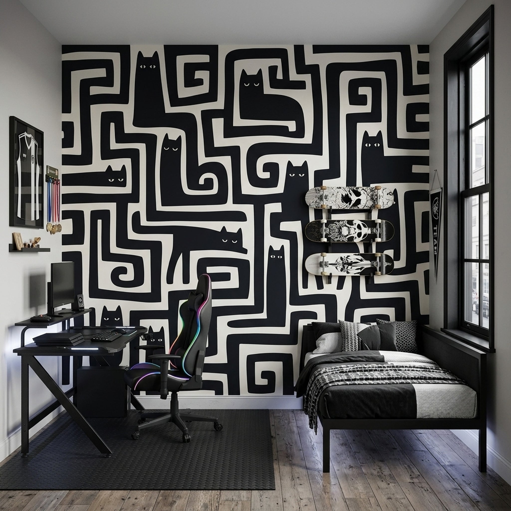 White Background Wallpaper Light Neutral Wall Mural