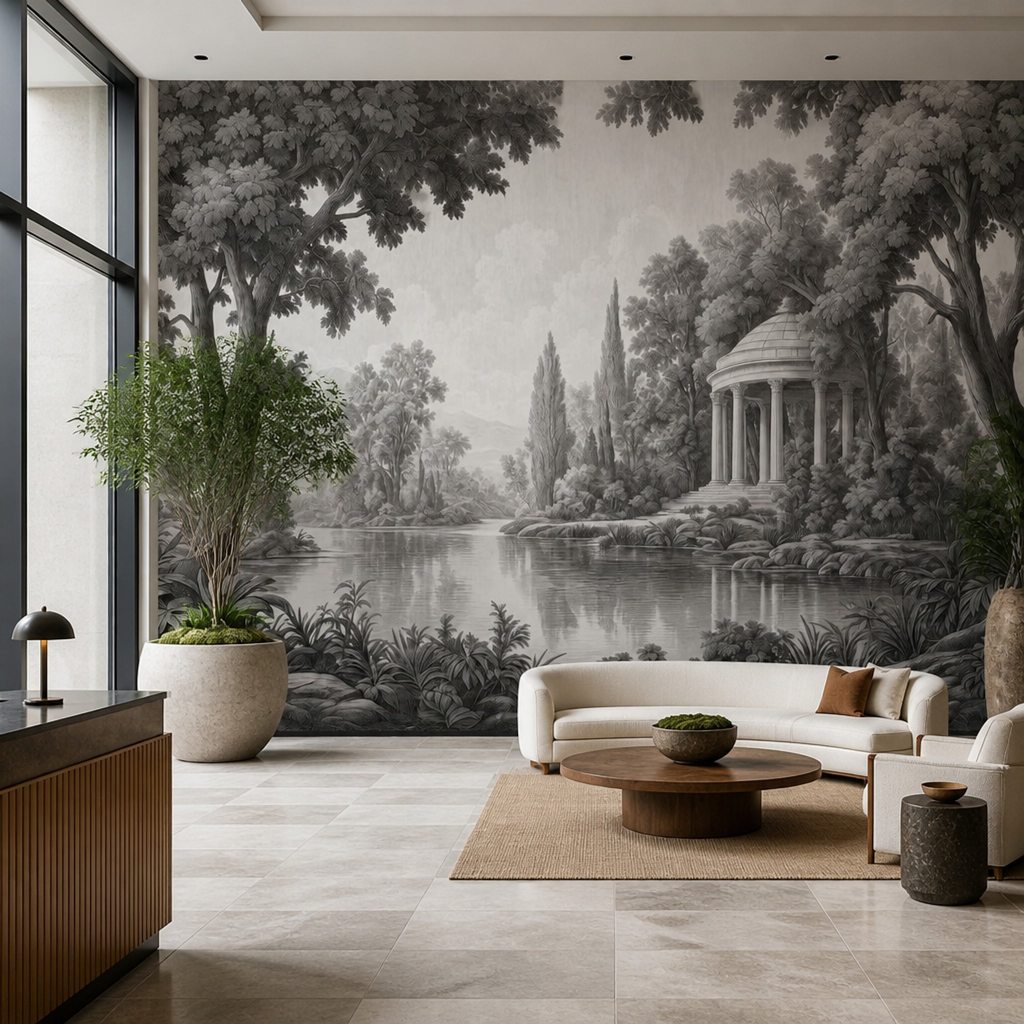 Cloudy Sky Wallpaper Overcast Removable Misty Wall Decor