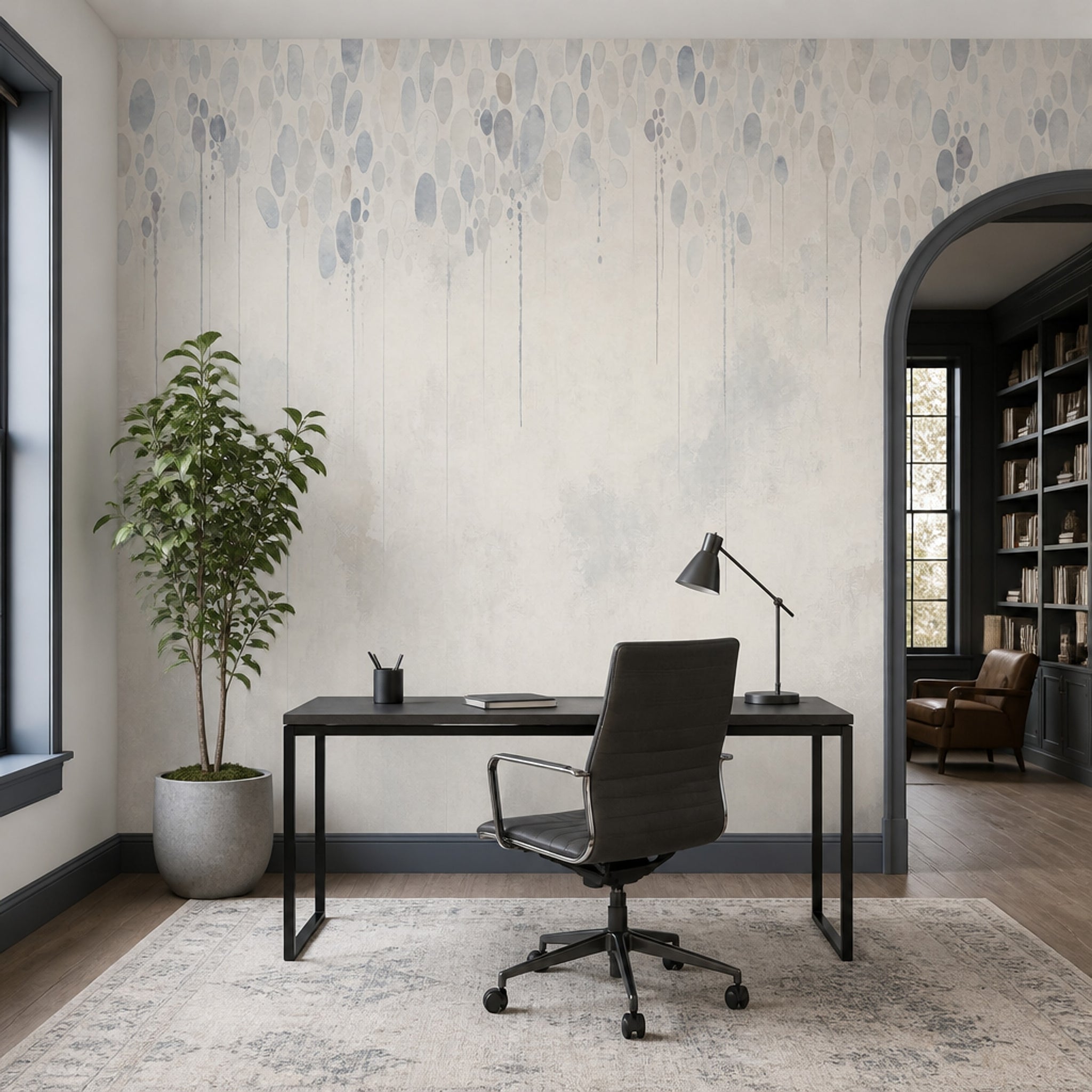 Watercolor Wallpaper Abstract Dots Removable Wall Decor
