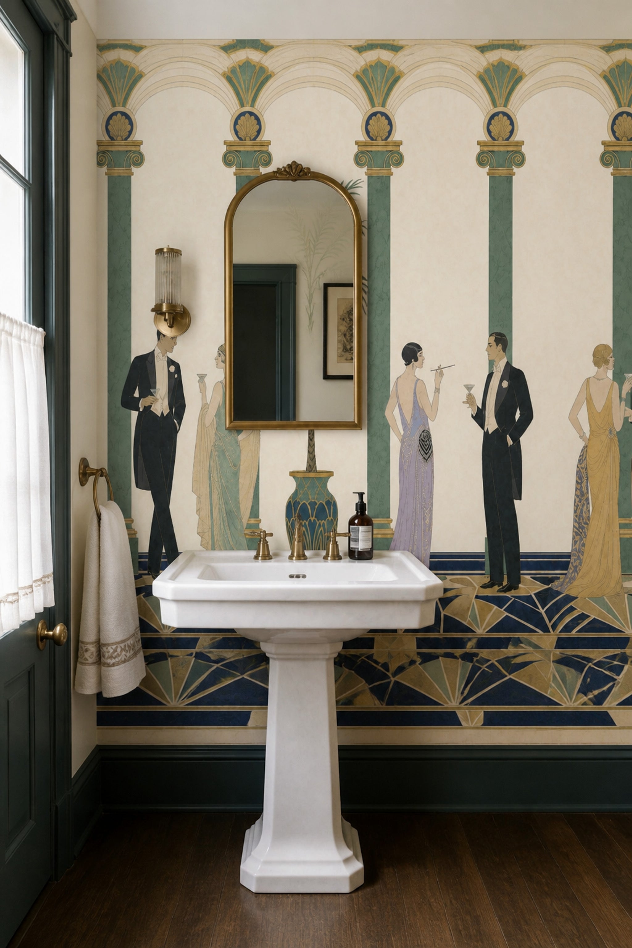 Art Deco Wallpaper 1920s Flapper Wall Mural