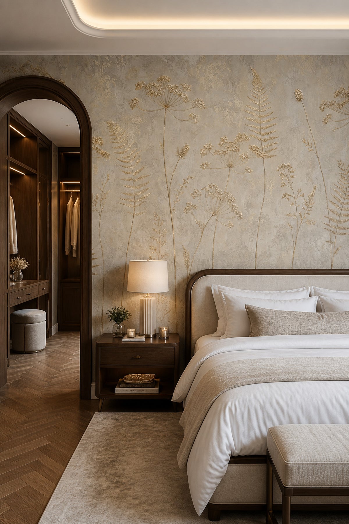 Botanical Wallpaper Floral Removable Fern Wall Decor