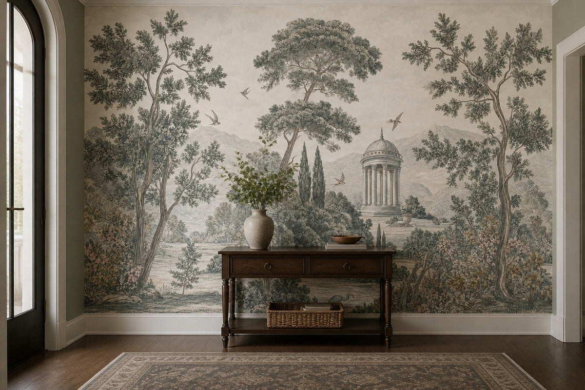 Scenic Landscape Wallpaper Pastoral Landscape Countryside Scene Wall Mural