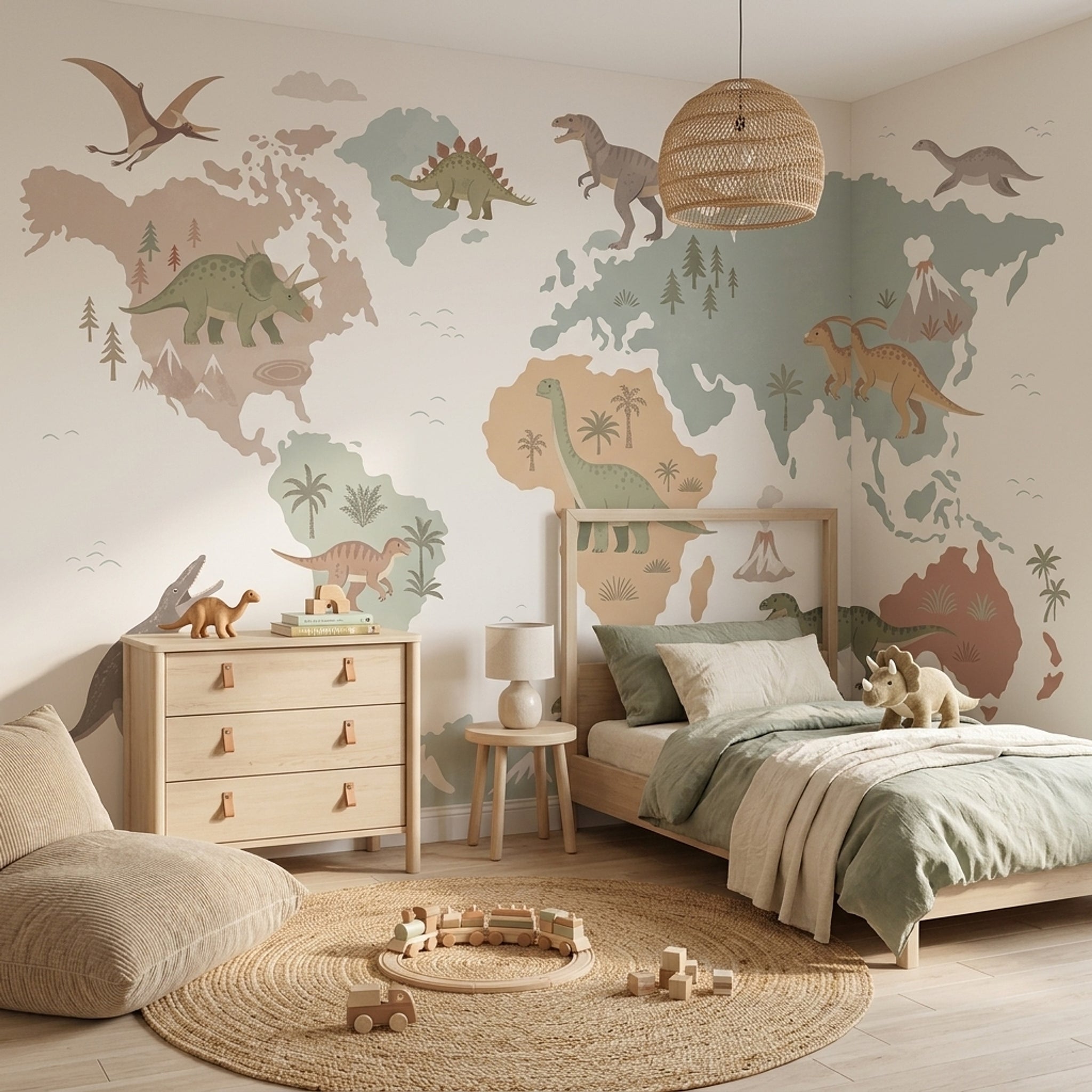 Dinosaur Map Wallpaper World Map Map World Wall Mural