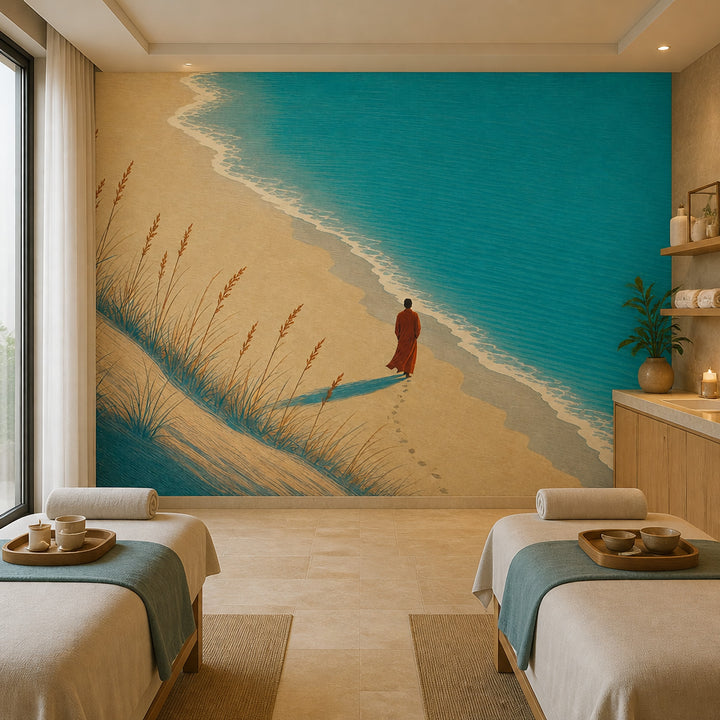 Coastal Landscape Wallpaper Beach Ocean Wall Mural