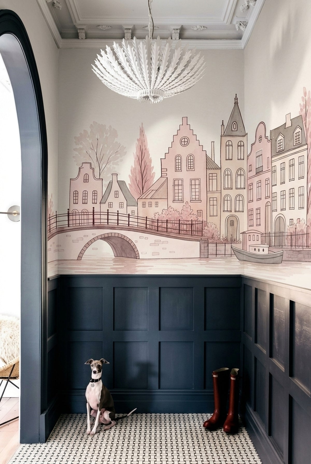 Dutch Canal Wallpaper Amsterdam Removable European Cityscape Wall Decor