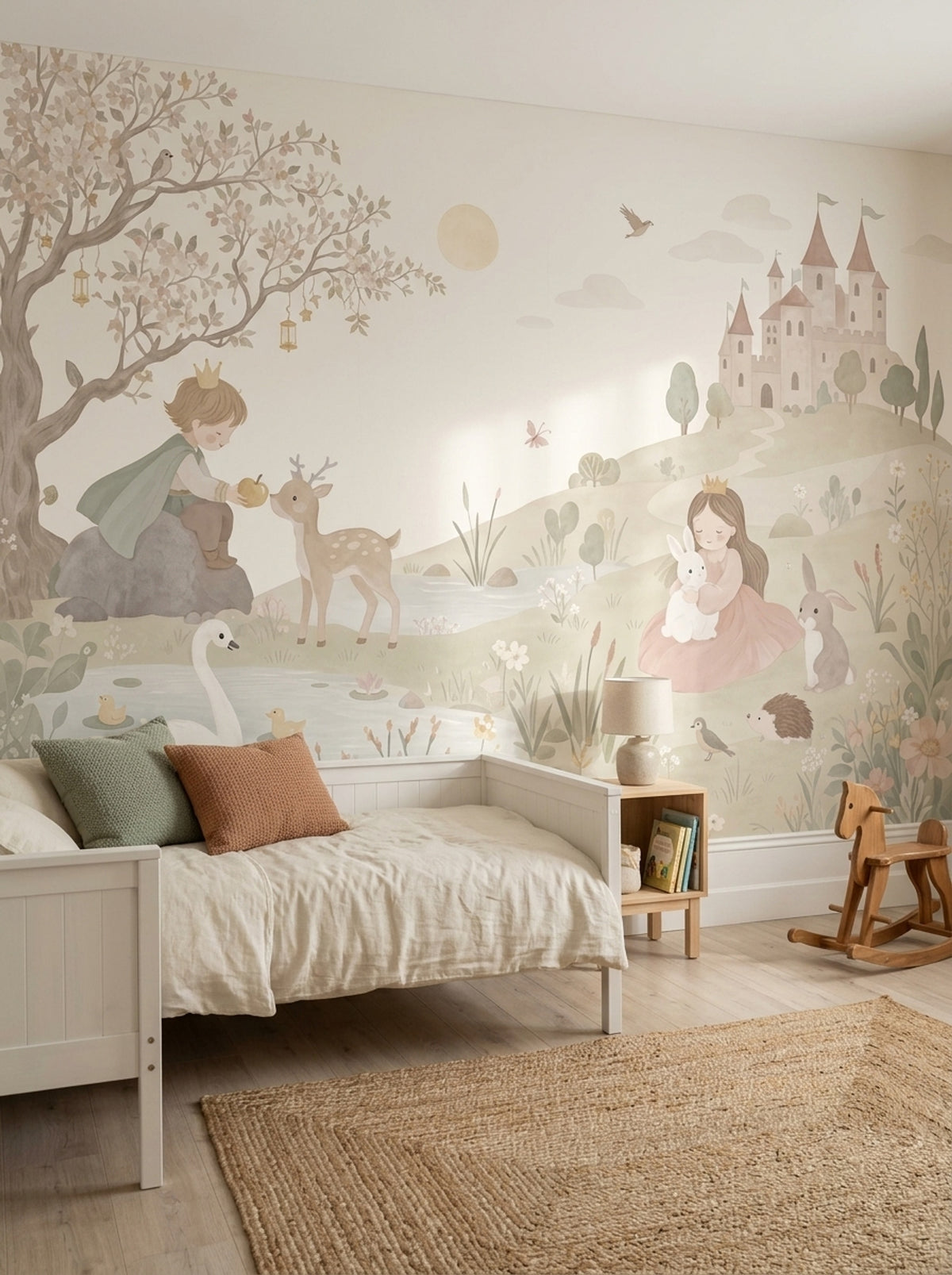 Fairytale Landscape Wallpaper Storybook Princess Wall Mural