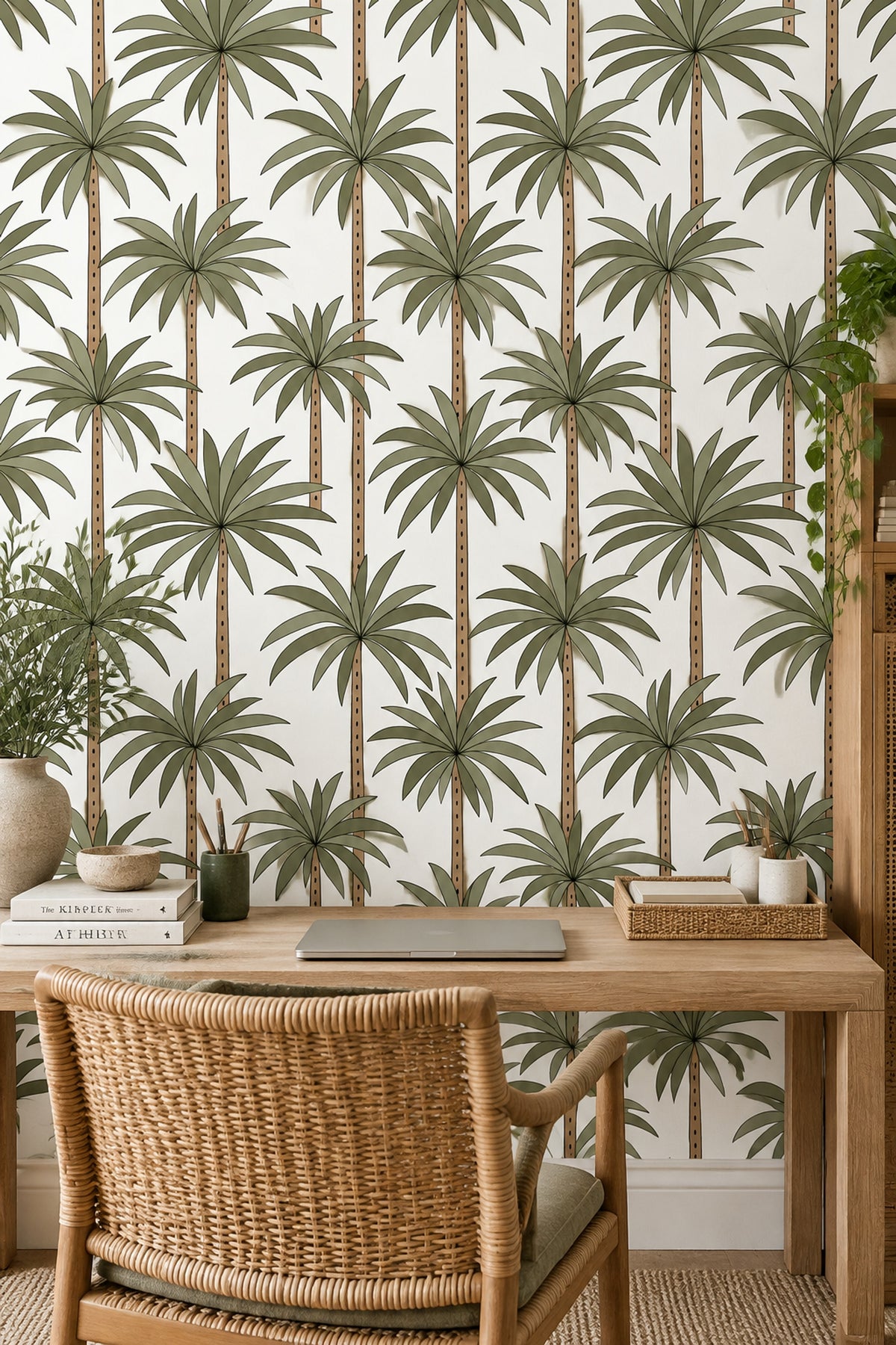 Palm Trees Wallpaper White Background