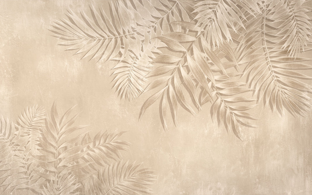 Floral Wallpaper Palm Leaves Removable Tropical Wall Mural pattern artwork