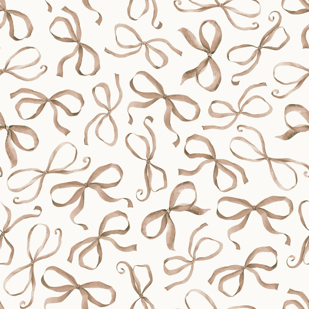 Abstract Pattern Wallpaper Ribbon Bows Wall Mural pattern artwork