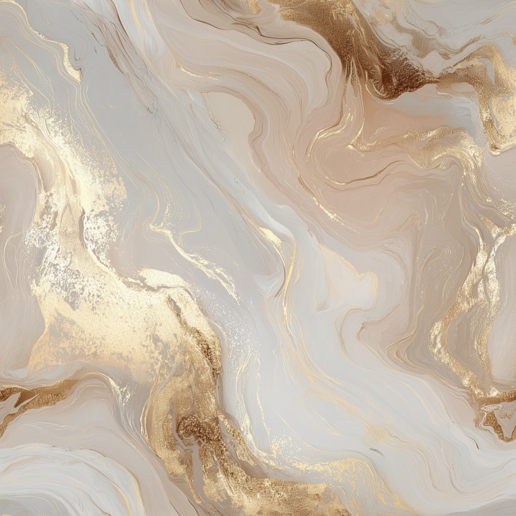 Abstract Marble Wallpaper Fluid Swirl Metallic Gold Removable Wall Decor pattern artwork