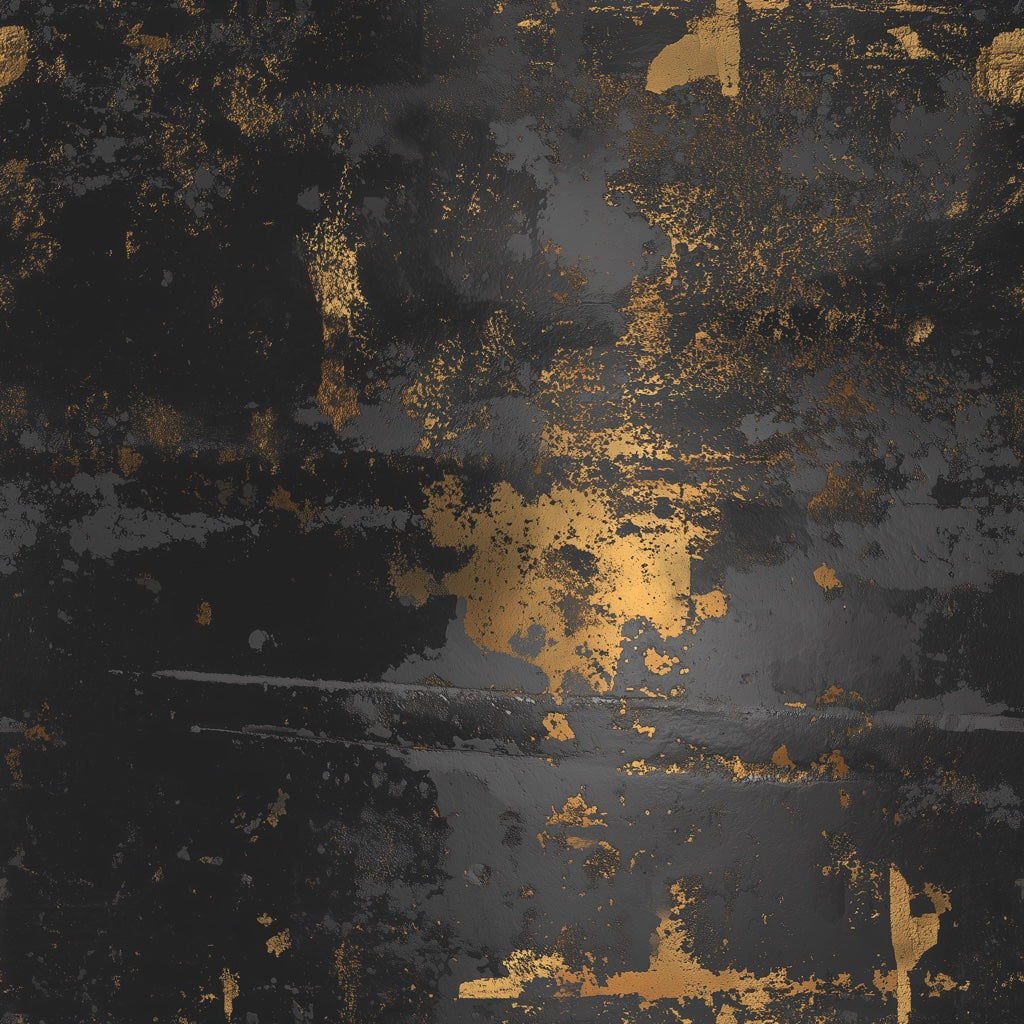 Gold Foil Wallpaper Abstract Texture Distressed Plaster Decorative Mural pattern artwork