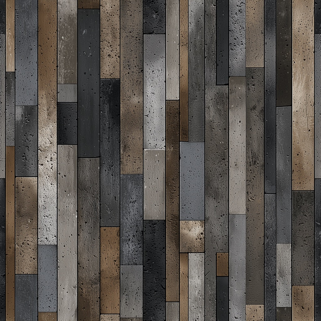 Industrial Wallpaper Concrete Charcoal Gray Removable Wall Decor pattern artwork