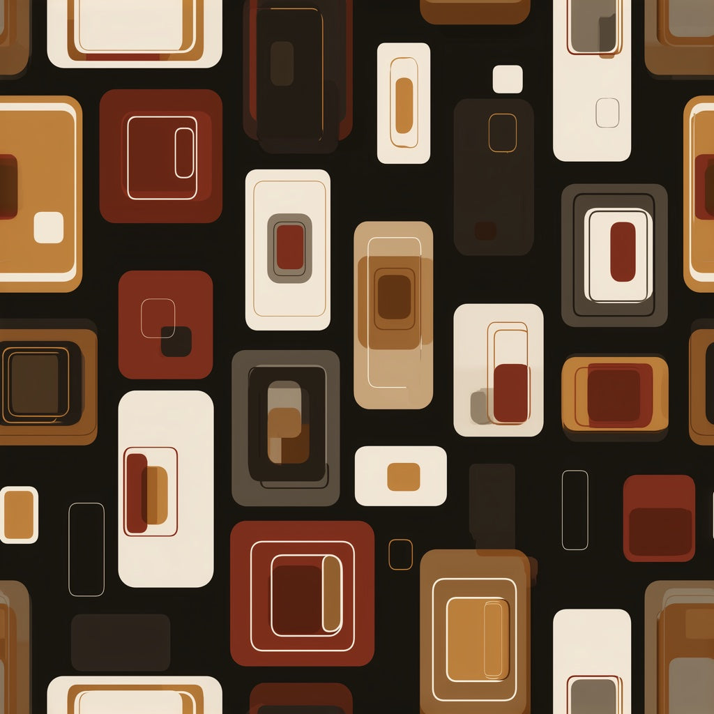 Mid Century Modern Wallpaper Retro Modern Removable Geometric Wall Art pattern artwork