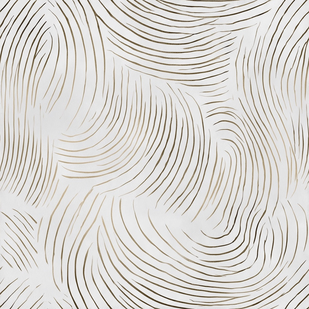 White Background Wallpaper Light Toned Metallic Line Removable Wall Decor pattern artwork