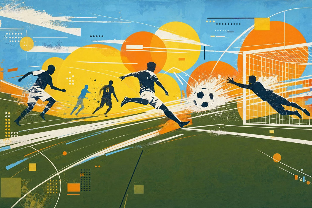 Mid Century Modern Wallpaper Retro Sports Removable Wall Decor pattern artwork