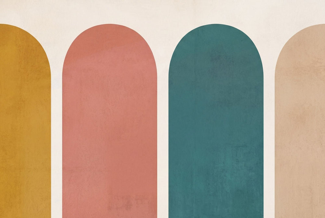 Mid Century Modern Wallpaper Paper Texture Removable Wall Decor pattern artwork