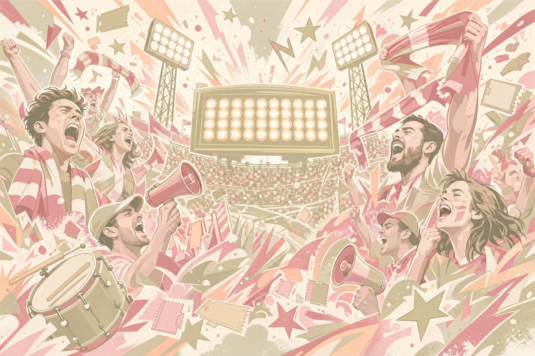 Sports Stadium Wallpaper Cheering Fans Scoreboard Wall Mural pattern artwork