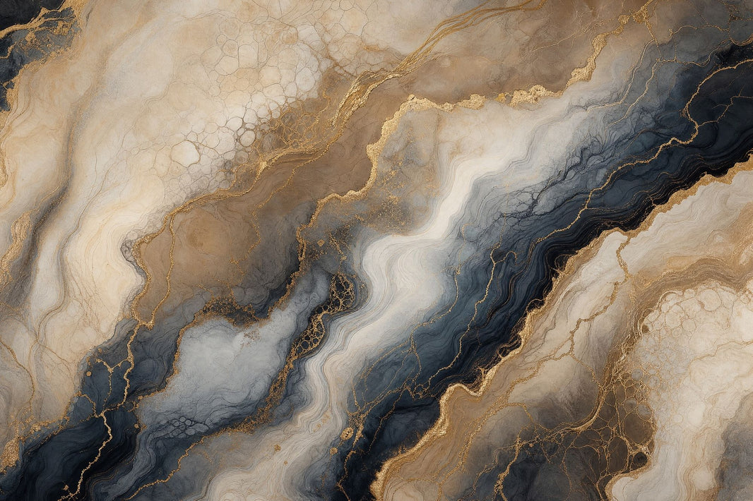 Abstract Marble Wallpaper Gold Veining Removable Luxury Glam Wall Decor pattern artwork