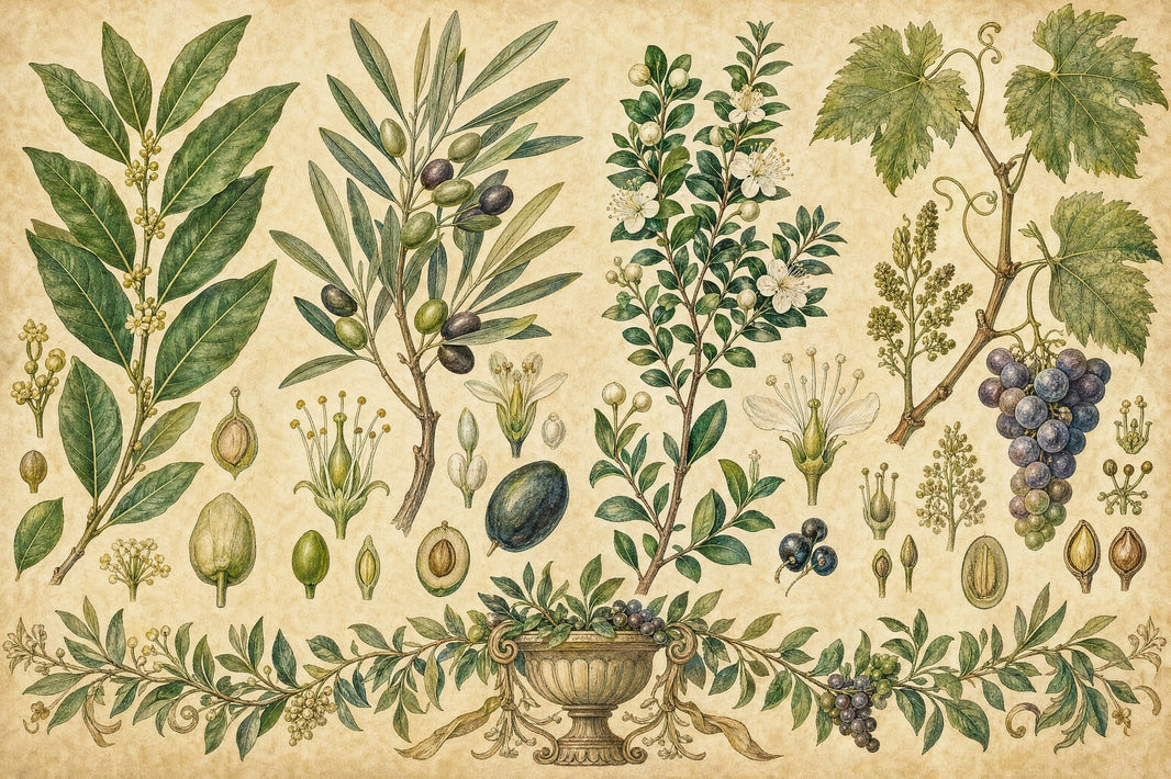 Muted Green Wallpaper Botanical Vintage Wall Mural pattern artwork