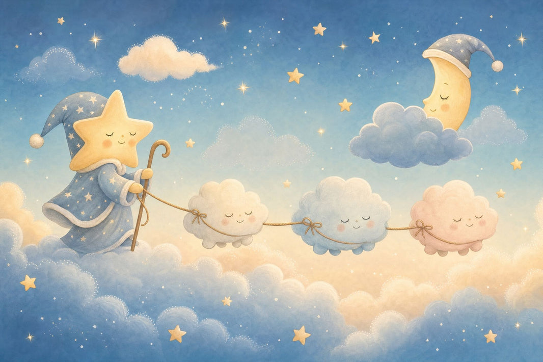 Watercolor Texture Wallpaper Dreamy Sky Nursery Wall Mural pattern artwork